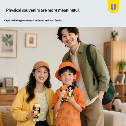 【Family Photo Of The Three】+ Polaroid