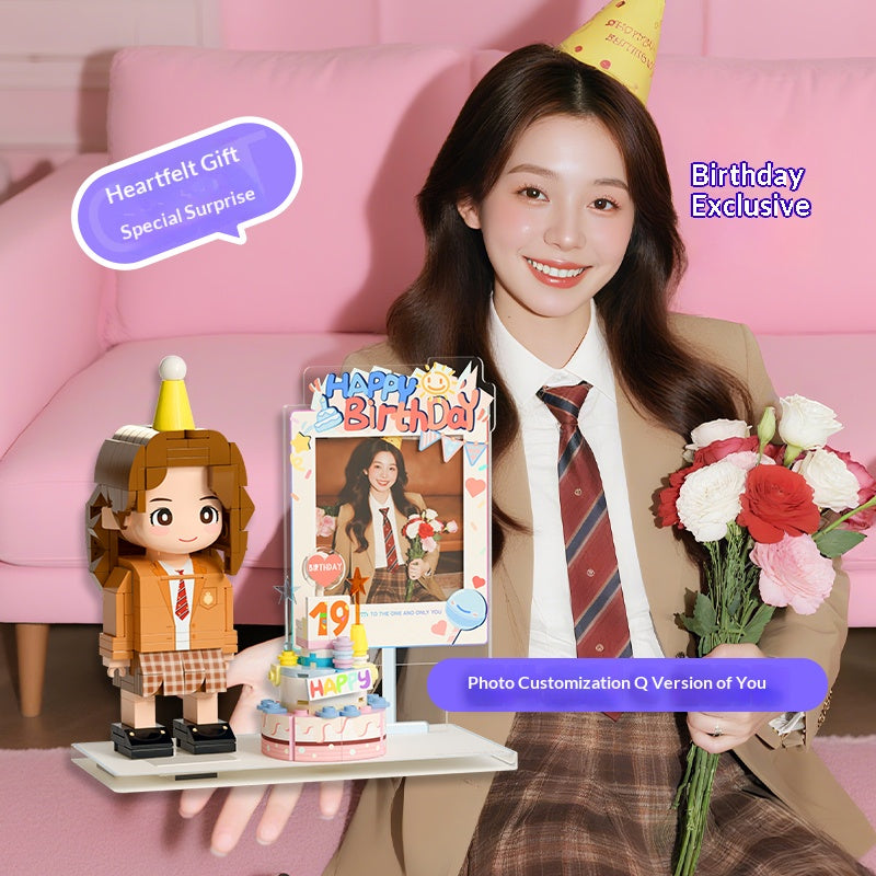 【Birthday Customization】Cake + Polaroid