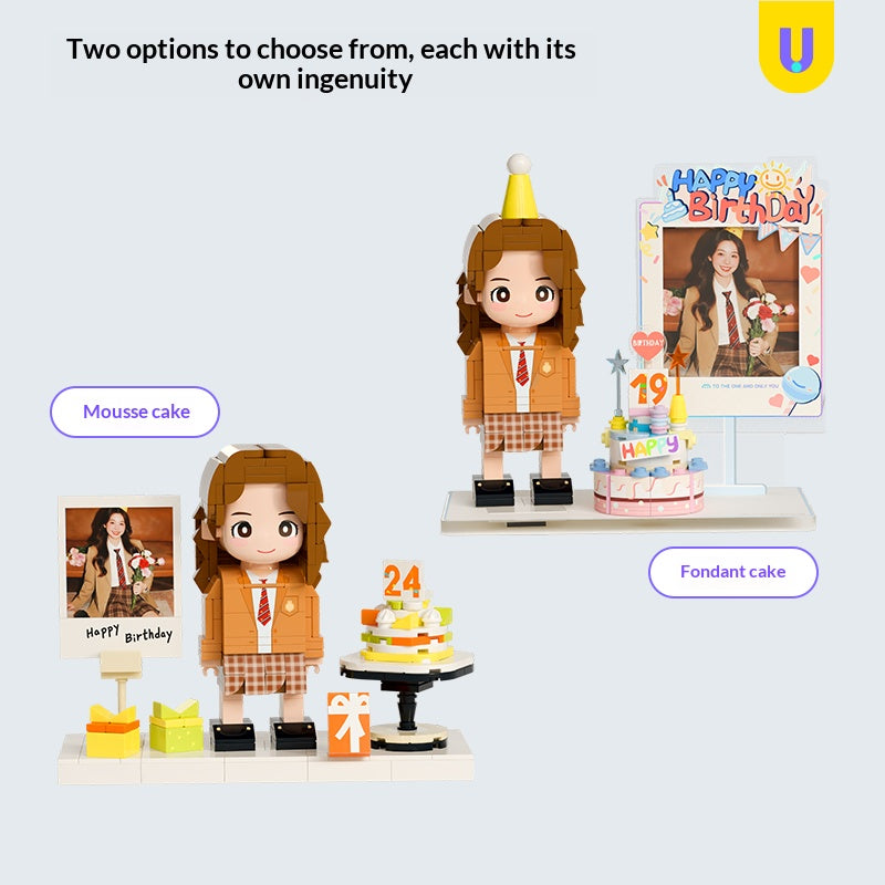 【Birthday Customization】Cake + Polaroid