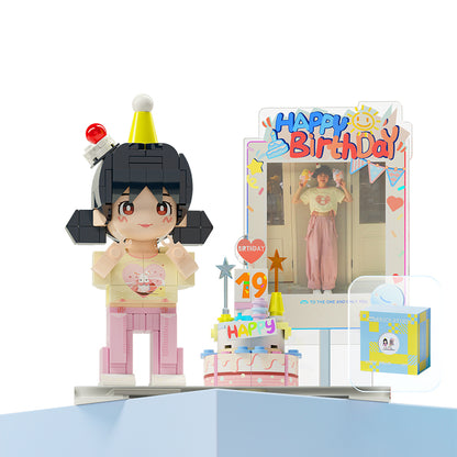 New style【Birthday Customization】Cake + Polaroid
