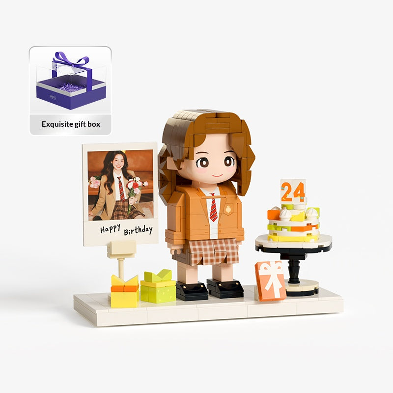 【Birthday Customization】Cake + Polaroid